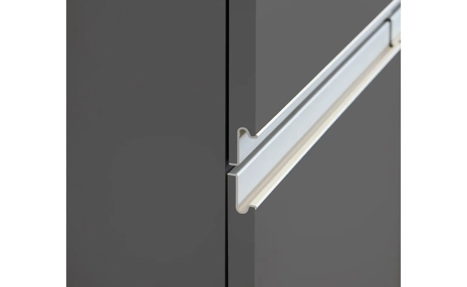 Snack armadio porta spezie antracite opaco/rovere h165 cm