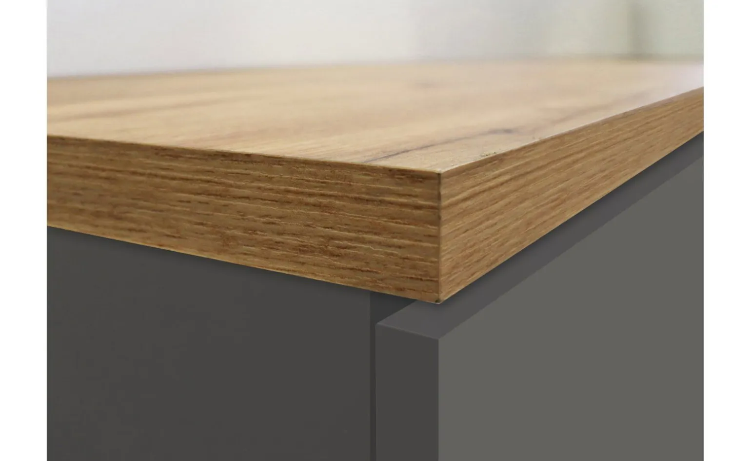 Snack armadio porta spezie antracite opaco/rovere h165 cm