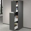 Snack armadio porta spezie antracite h165 cm