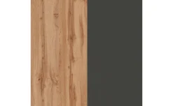 Snack isola 2 antracite opaco/rovere L160 cm