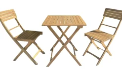 Sorrento set bistrot in legno di acacia tavolo + sedie