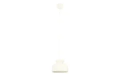 Sospensione Glamis diametro 27 cm una luce attacco E27 beige