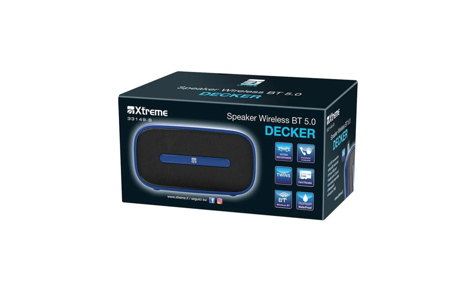 Speaker Wireless DECKER blu