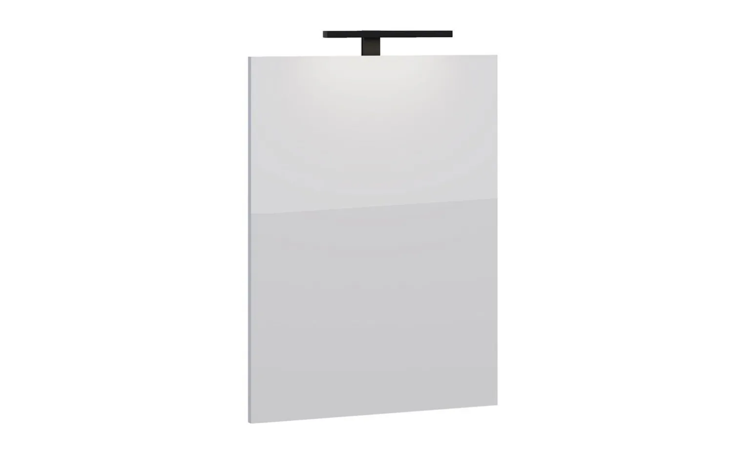Specchiera rettangolare con faretto Led
