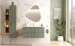 Specchiera sagomata con Led