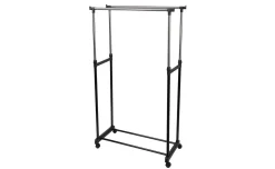 Stender portabiti doppio regolabile in acciaio inox – H95-165 cm