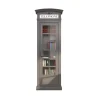 Street libreria in pannello grigio
