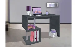 Studio scrivania reversibile colore grigio