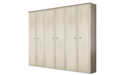 Susy armadio 6 ante battenti betulla e legno naturale