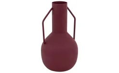 Sylvain vaso in metallo bordeaux h20 cm