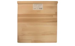 Tagliere in legno di faggio naturale 40x40x4 cm