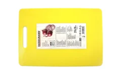 Tagliere slim plastica 29x20x0,3 giallo