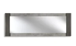 Tallin specchiera legno scuro e pietra naturale