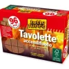 Tavolette accendifuoco ecologico 96 pz