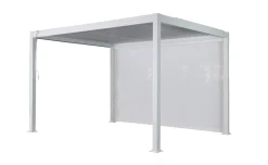 Tenda laterale scorrevole da 369 cm bianca