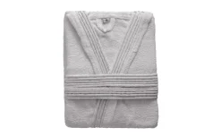 Terry accappatoio in cotone grigio L