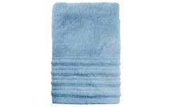 Terry telo bagno in cotone azzurro 90x140 cm