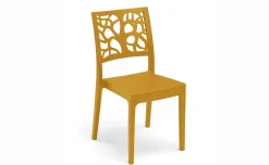 Teti sedia in polipropilene color ocra