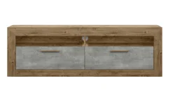 Tolosa porta tv 2 cassetti e 2 vani ribec cognac