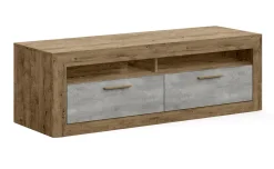 Tolosa porta tv 2 cassetti e 2 vani ribec cognac