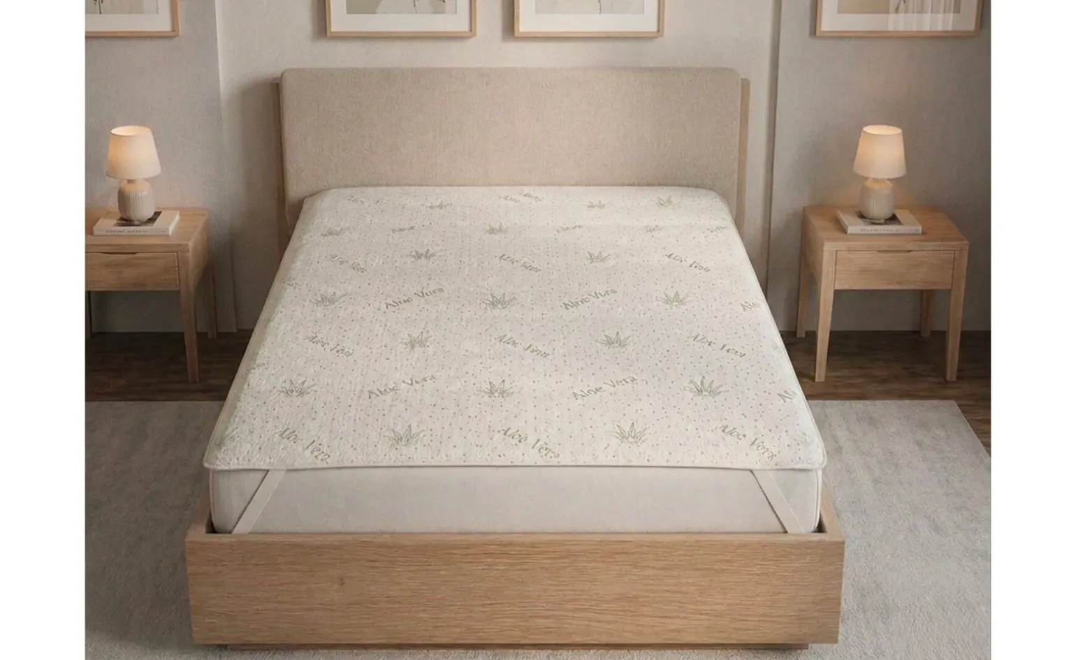 Topper Aloe una piazza e mezza