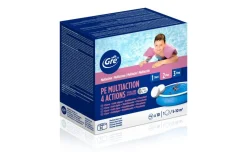 Trattamento completo 4 in 1 per piscine fuori terra e autoportanti. 1 kg tavolette da 100g