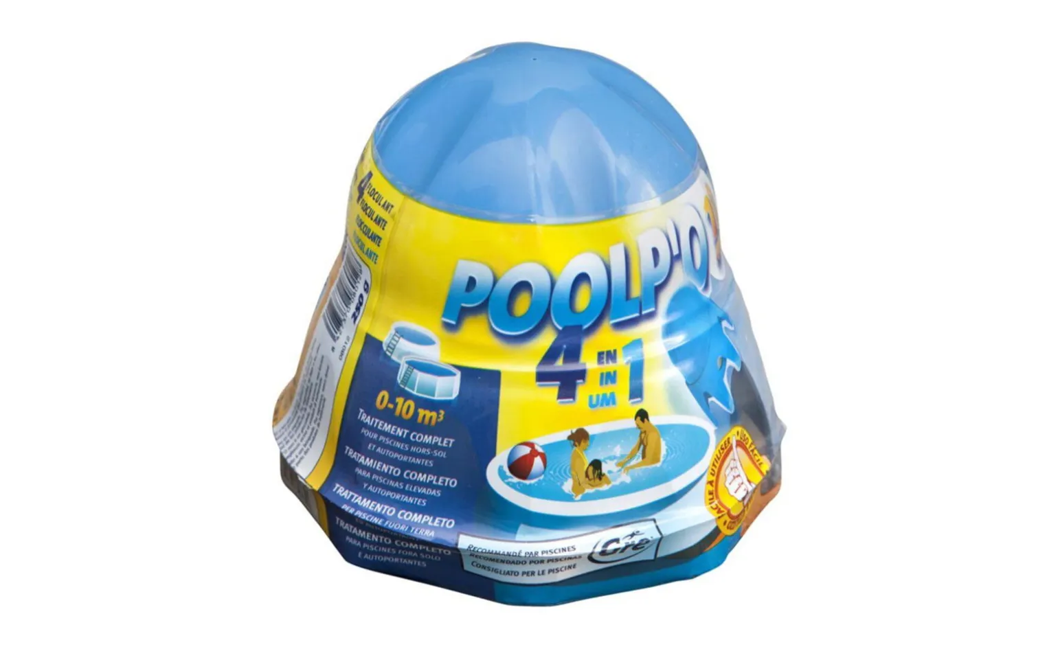 Trattamento piscina 4 in 1 Poolp'o per 10 m³