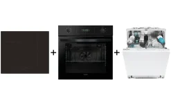 Trittico Induzione + Forno Nero + Lavastoviglie Candy