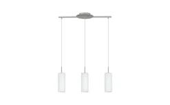 Troy sospensione 3x40w e27 bianca h110 cm