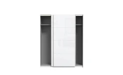 Unic armadio 2 ante scorrevoli bianco lucido L170,3 cm