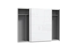 Unic armadio 2 ante scorrevoli bianco lucido L269,9 cm