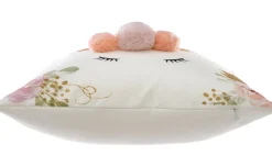 Unicorn Pom Pom cuscino per camerette 39x39 cm