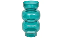 Vaso Be vintage in vetro blu h25 cm