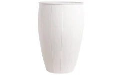 Vaso metallo bianco Ø 24x42 cm