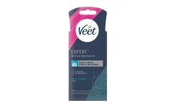 Veet Expert strisce depilatorie viso pelli sensibili, 12 pezzi