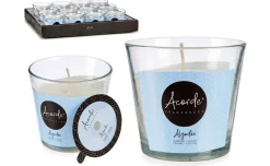 Vela candela bicchiere cotone