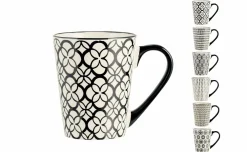 Vhera tazza in gres con decori 350 ml