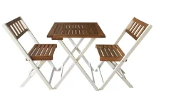 Wood set bistro in legno di acacia