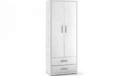 Work mobile ufficio 2 ante e 2 cassetti bianco