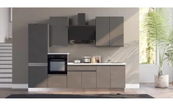 Young cucina completa L300 cm con piano induzione, disponibile in vari colori