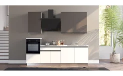 Young cucina completa L270 cm con piano a gas, disponibile in vari colori