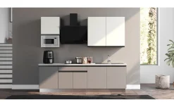 Young cucina completa L270 cm con piano induzione, disponibile in vari colori