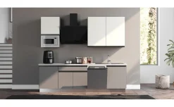 Young cucina completa L270 cm con piano a gas, disponibile in vari colori