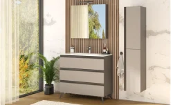 Young Pensile Bagno 2 Ante Specchio